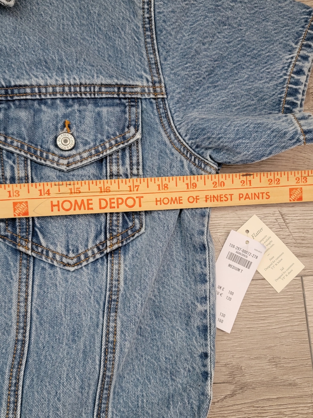 ✨NEW Abercrombie & Fitch 90s Denim Jumpsuit Women's Size M Wide Leg - Picture 6 of 11